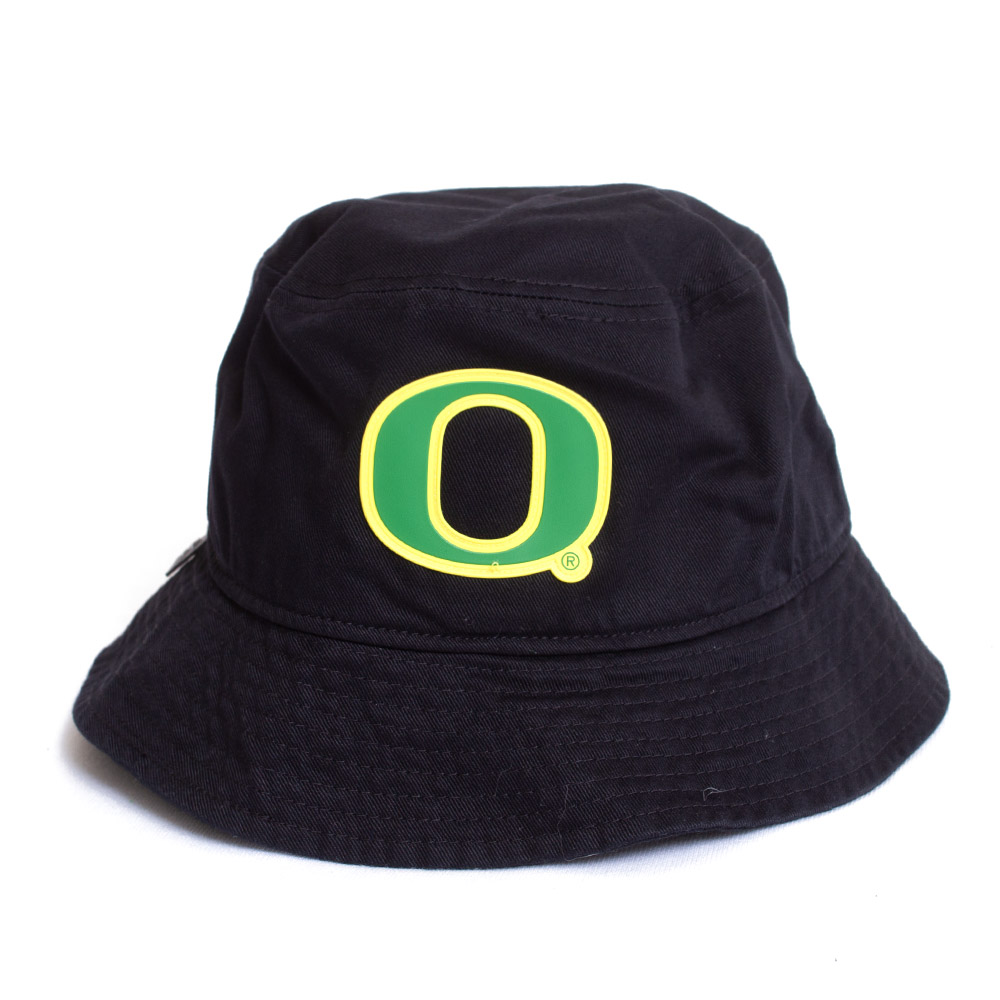 Classic Oregon O, Nike, Black, Bucket, Accessories, Unisex, Football, Apex Cotton, Sideline, Hat, 799121